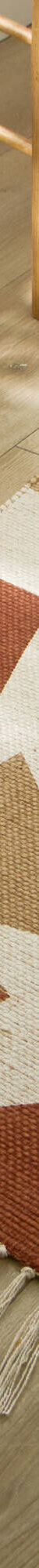 Rechthoekig tapijtje met grafische print (naturel / terracotta) Rechthoekig tapijtje met grafische print (naturel / terracotta)